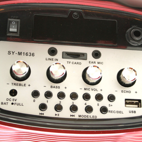 Портативная Bluetooth колонка SY-M1636 (красная)