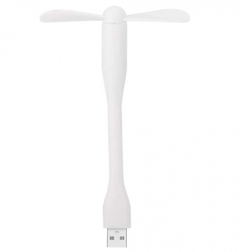 Мини вентилятор для компьютера USB, белый
