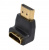 Переходник HDMI-f - HDMI-m, угловой 90 градусов