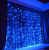 Гирлянда светодиодная Занавес 1.7х1.7 м 200LED, синий