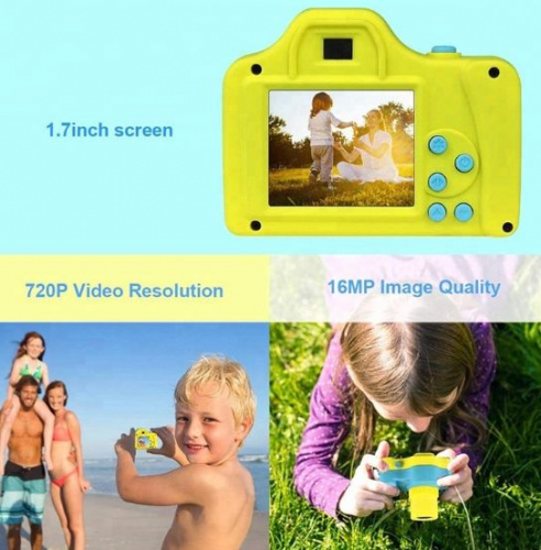 Детская цифровая фотокамера Digital Video Camera цвет розовый