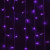 Гирлянда светодиодная Занавес 2.0х1.8 м 200LED, 8 режимов, цвет: фиолетовый
