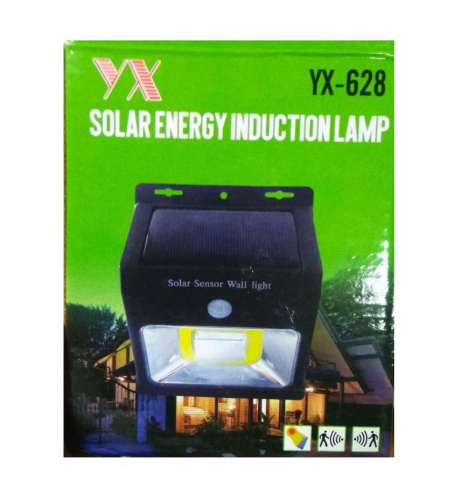Уличный светильник на солнечной батарее с датчиком движения YX-628