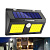 Светодиодный навесной фонарь на солнечной батарее с датчиком движения Solar Motion 48 LED, черный
