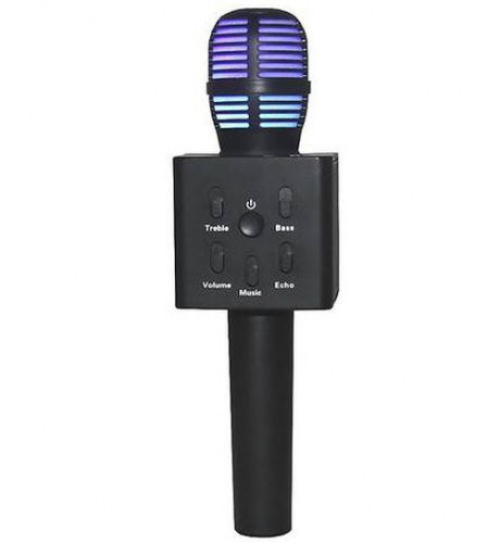Беспроводной караоке микрофон со встроенной колонкой Q&J Q7-3, черный