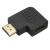 Переходник HDMI (F) - HDMI (M), правый угол